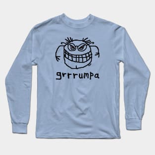 grrrumpa - black outline Long Sleeve T-Shirt